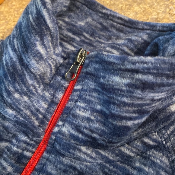 NFL New England Patriots Women’s Fleece Long Sleeve Zip Up Jacket Small Blue Red - Picture 4 of 16